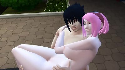 Sasuke and Sakura Romantic Day Public lovemaking Naruto porno