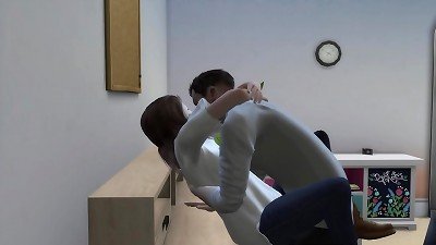 college girl teases educator To Come inside - (My Art professor - gig 5) - Sims 4 - 3 dimensional hentai