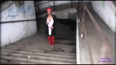 He gets a slut into the car and then ravages her in an underpass