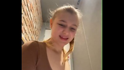 nailing in the public shower. Public enormous fake penis fuckin' backdoor fucking.