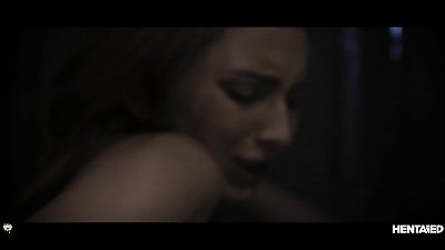 Real Life Hentaied - Macy Meadows filled up with jizm by Alien Monster