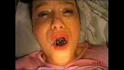 chick gulps cum and piss