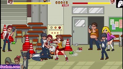 *School dot fight* steaming teen gets plumbed by classmates anxious for vagina and prepped to pack her with cum | anime porn Games Gameplay | P1