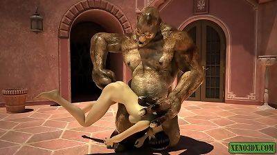 poked by an Ogre. 3DX wish toon