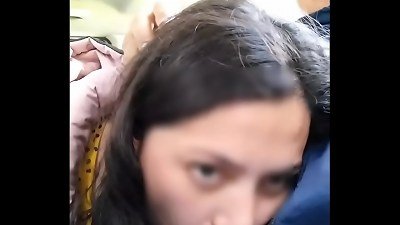 student secretly sucks teacher's spear in college parking pile