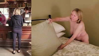 magnificent grandmother dressed and undressed