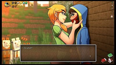 HornyCraft [Minecraft Parody anime porn game PornPlay ] Ep.35 all minecraft nymphs wants to stroke Steve huge manstick !