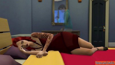 son nails Sleeping mommy After She Came Home drunk From A party