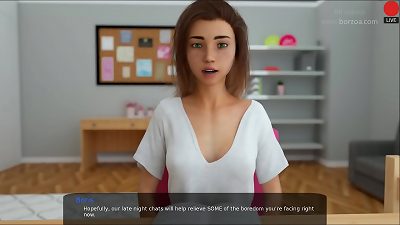 59 - I am observing my stepsister masturbate through a webcam. She is almost get caught by mom.  (Dubbing - Milfy City)