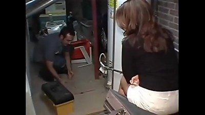 plumber fucks cute lush housewife