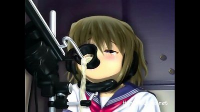 smallish manga porn bombshell enjoys pulverizing machines