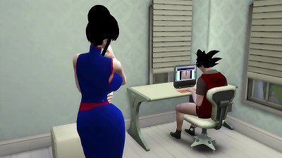 Dragon Ball porno Epi 21 Milk handsome wife punishes her son because he is a weirdo who enjoys to pulverize his mommy in the ass every day manga porn