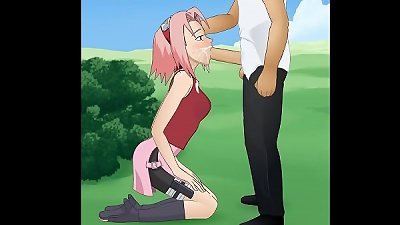 Naruto - Sakura Haruno &colon; supah deepthroat