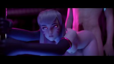 Overwatch's D.Va Takes a thick pecker at the unclothe Club With a internal cumshot complete 3d anime porn (HentaiSpark.com)