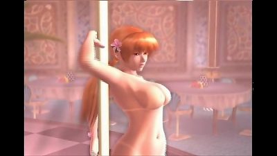 Kasumi naked pillar Dance