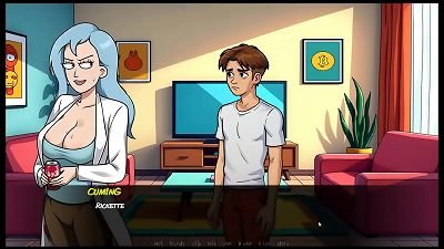 Portal porno Demoniums [ PARODY hentai GAME ] Ep.4 RICK and MORTY fuck-fest mansion !