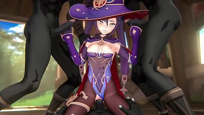 obscene hoe Mona Genshin impact hentai hump Compilation
