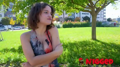 Elena asks us for a ebony STUD!! She practically jacks the fellow dry xD