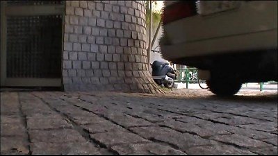 Unlucky korean working woman get restrain bondage and nail