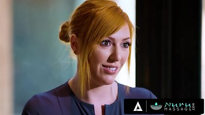 NURU massage - hefty funbags cougar Lauren Phillips Gets Her humid vulva nailed After body gliding A weenie