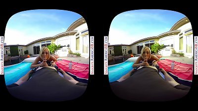 college girl cuties Elsa Jean, Kate England, and Tali Dova start Spring Break off with a foursome