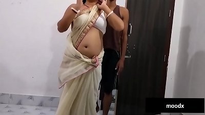 Indian bhabhi pulverize with daver -in Hindi