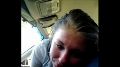 19yr old curvy blond swallowing jism