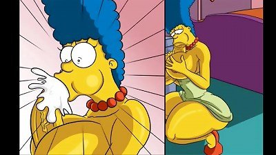 massive penis From A crevasse In The Wall crammed All The wet slots Of Housewife Marge With torrid gooey cum / toon / Parody