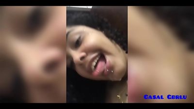 scorching neighbor asked to take a bathroom at my mansion and in exchange she gave me her honeypot in the bathroom .. we ended up in the bedroom