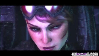 amazing Catwoman porked by robots