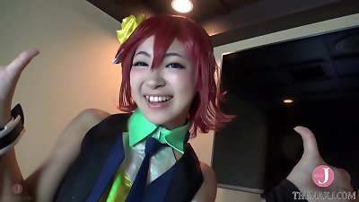 [HentaiCosplay] She's just the way she is in her uber-cute cosplay, and she's taking her time until the very last minute in the studio.