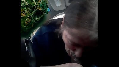 Deb does not miss a droplet