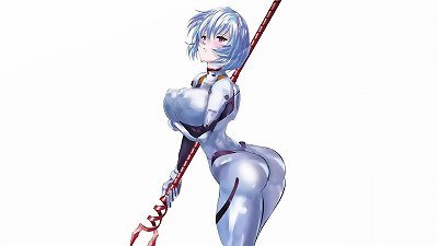 [Hentai] Rei Ayanami of Evangelion has ample melons and thick tits, and a jiggly butt !