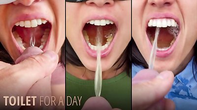 I'm his toilet for a Day