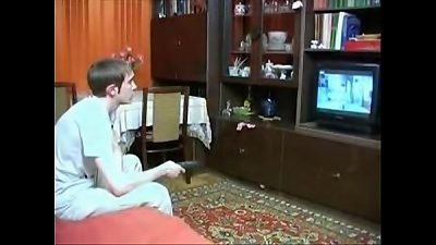 old mother with from Russia