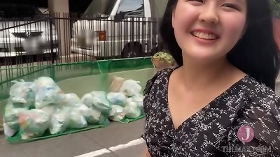 Having lovey-dovey sex with G-cup shaved pubic Uka-chan!