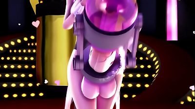 3d MMD Haku Yowane hermaphroditism Dance