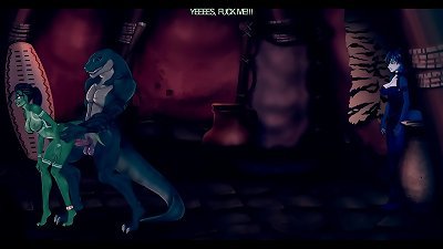 The vet of Krystal Rebirth full hentai Krystal watches Her friend get nailed Like a bitch