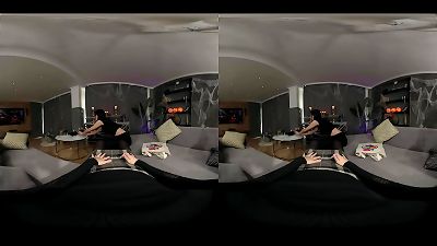 Halloween 3some with Her best mate and a Vampire