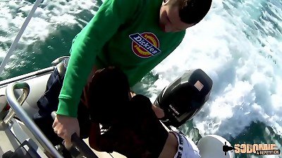 Francys Belle, pretty Brazilian, sodomized on the sand