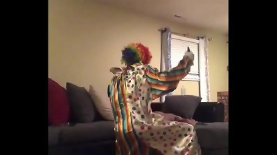Clown nails wifey when husband leaves house