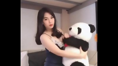 scorching lady goes Live in video chatroom