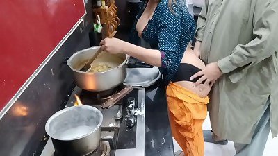 Desi Housewife anal fuck-fest In Kitchen While She Is Cooking