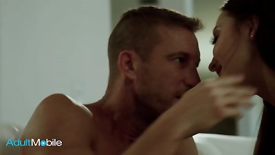 ADULTMOBILE - Melissa Stratton Gets plumbed In Doggystyle, Then Gets A messy cumshot All Over Her caboose