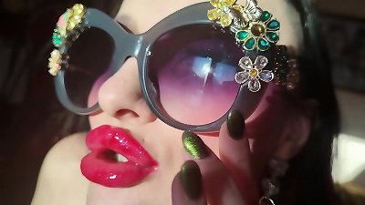 glistening bikini gooning