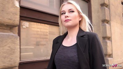 GERMAN SCOUT - FINNISH teenager MIMI CICA PICKUP AND harsh screw