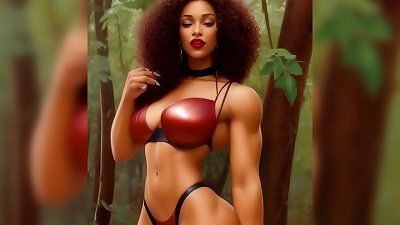 Various huge arse curvaceous animation chicks with phat asses