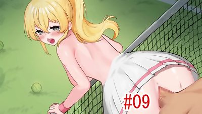 hump Counselor 9 had bang-out with a tennis club girl on the tennis court. The back posture was truly comfortable.